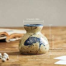 1 件复古陶瓷牙签架 - 创意厨房和餐厅装饰，适合家庭和餐厅使用 - 彩色 - 查看 11