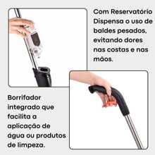 Spray Mop With Reservoir Sprayer With Microfiber Refill Laminate Cold Floor Cleaning Home