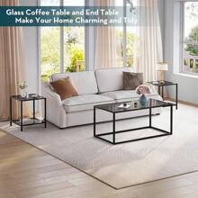 Gold Coffee Table Glass Coffee Tables Modern Rectangular Center Table Simple Minimalist Sofa Table For Living Room Home Office, 39.3 X 19.7 X 17.7in, Gold