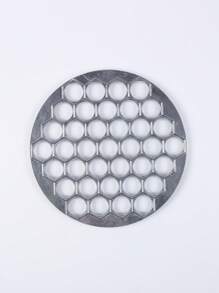 SikeSike 1个铝合金饺子模具 - 37孔意大利馄饨模具，适用于自制面团和酥皮，尤其适合制作肉馅饺子 - 必备厨房工具 - 彩色 - 查看 9