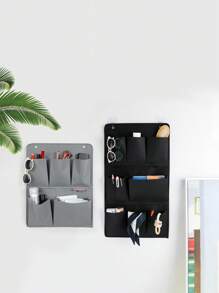 1 件壁挂式收纳袋,学生宿舍上下铺床收纳整理器,衣柜悬挂式收纳袋,家用免钻孔衣柜内衣收纳袋无需钻孔 - 彩色 - 查看 10