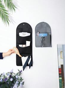 1 件壁挂式收纳袋,学生宿舍上下铺床收纳整理器,衣柜悬挂式收纳袋,家用免钻孔衣柜内衣收纳袋无需钻孔 - 彩色 - 查看 5