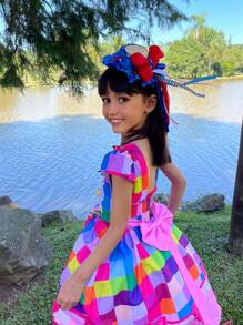 Luxury Children's June Party Dress Quadrilha São João - Various Prints - 1 To 16 - Nhiều màu - Xem 3