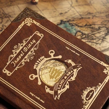 1 件海盗笔记本 - 独特的海盗风格，记录您的狩猎和冒险故事，非常适合记笔记、日记、办公室使用