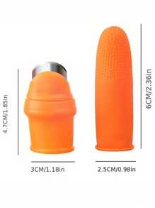 12 paquetes Juego de cuchillos de silicona estilo hombre, herramientas ligeras de cuchillo de agarre de goma con cubiertas a prueba de cortes, lavar a mano, sin alcohol para jardín, recolección de frutas y poda de plantas