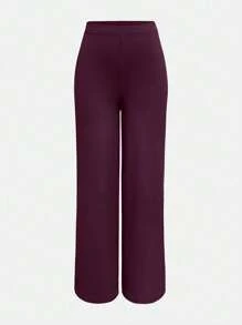 Pantalon de femme XLLAIS, mode, taille haute élastique, jambes droites longues
