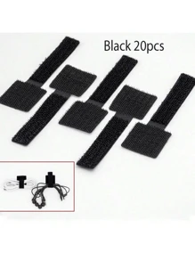 20pcs/Pack Nylon Cable Ties, For Cable Management And Organization - Wire Data Cable Storage Straps, Suitable For Desktop, Computer Bundles And Electrical Work - Multicolor - View 5