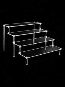 Suporte de Bolo Transparente Multiníveis de Acrílico, Expositor para Sobremesa, Copo de Bolo, Festa de Aniversário, Casamento, Lanche