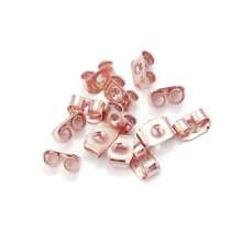 200pcs/Pack Simple & Fashionable Metal Butterfly Earplug Ear Caps, DIY Handmade Jewelry Accessories