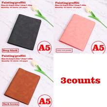 1/2/3 Libros, Cuaderno con tapa blanda desmontable, 60 hojas 120 páginas, estilo minimalista; Material suave, encuadernación espiral para reemplazo fácil, papel amigable con los ojos para escritura a doble cara, adecuado para oficina/escuela/vida diaria/cuaderno/bloc de dibujo, disponible en dos tipos de páginas, rayadas y en blanco.