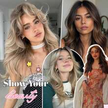 Clip In Hair Extension, Blonde Hair Extensions Invisible Lace Weft Synthetic Natural Soft 14 Inch Short Wavy Curly Hair Extensions For Women - Ombre Brown Blonde With Highlights - View 7