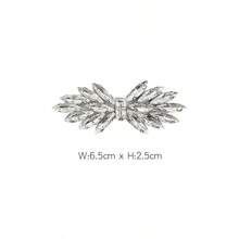 Handmade Crystal Water Drop Decor Cloth Patch, Small Size For DIY Clothes, Shoes, Bags Embellishment