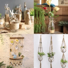 1roll 50M/164 Feet Multicolor Gift Wrapping Ribbon, Gift Wrapping Rope For Party,Christmas - Beige - View 8