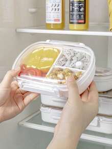 1PC Compartmentalized Sealed Bento Box Lunch Box, Microwaveable Lunch Box, Portable Fruit Box, Outdoor Picnic Cooler, Essential For Office Workers, Back-To-School Supplies