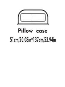 1pc Plush Bubble Fabric Pillowcase, Long For Double Pillow Or Body Pillow, Covers Only Without Filling, Machine Washable - White - View 3
