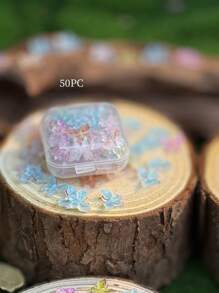 100Pcs Tiny Mix Butterflies Miniature - Fairy Garden Ornament, Micro Landscape DIY Crafts Decoration Gifts