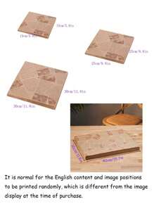 50张复古风格印花食品包装纸，适用于食品篮，防油食品衬垫，非常适合薯条、汉堡、三明治和烘焙食品，为食品展示增添独特风格，是餐厅、咖啡馆和家庭使用的理想选择。 - 英文棕色 - 查看 3