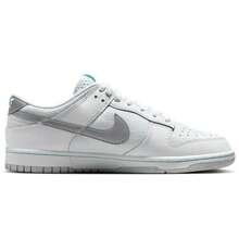 Men's Nike Dunk Low Retro SE Summit White/Metallic Silver (HQ3619 121) - White - View 3