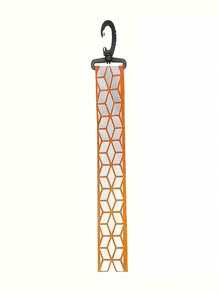 High Visibility Reflective Keychain, Backpack Pendant - Orange, Green, And Black/White Double-Sided Safety Strips - Durable Nylon Ribbon With Mountain Buckle Clip, Perfect For Nighttime Walking, Running, Cycling, Camping, Pets, Unisex, Can Be Given To Family, Friends, Relatives, Colleagues