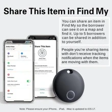 بطاقة ذكية برو ، جهاز تعقب الحقيبة متوافق مع تطبيق "أبل إيجاد" (لنظام التشغيل iOS فقط) ، جهاز العثور على المفاتيح ، الأمتعة ، الحقيبة ، المحفظة ، مقاوم للماء بمعيار IP67 ، حزمة واحدة