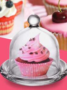 Juego de un solo set de copas de cristal, adornos de vidrio, decoración de escritorio, restaurante de jardín, exhibición de pastelería, Recipientes para frutas y dulces