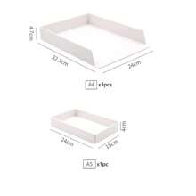 办公室抽拉式文件收纳盒A4收纳盒桌面塑料抽屉式文具架笔筒