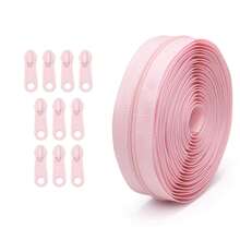 1 套 = 4.5 米拉链 + 10 个塑料拉链头，彩色尼龙 #3 拉链，带 10 个匹配的塑料拉链头，1 套/5 套，适用于服装、纺织品、箱包 - 多種顏色 - 查看 27