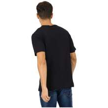 Tiffosi Men's Short Sleeve Blouse With Buttons T-Shirt In Black ✅ Delivery 24/72h To Spain (Peninsula) - Black - View 3