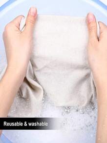 1 pieza de tela mezclada de lino, textura tejida a rayas, tela para coser ropa DIY