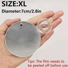 1pc Reversible Double-Sided Betta Fish Training Mirror, Suitable As Aquarium Decoration - Multicolor - View 10