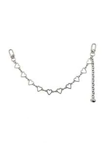 Elegant Rhinestone Design Metallic Bag Chain Charm Accessory European And American Style Beach Vacation Y2K - Multicolor - View 10