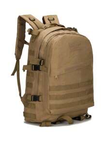 Mochila Táctica Militar Grande Campismo Viaje 40litros Viaje Mochila Resistente Para Viaje y Trabajo - Caqui - Ver 1