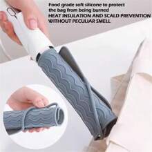 1 pieza Alfombrilla de silicona y estuche de viaje para herramientas de peinado, alfombrilla de silicona portátil resistente al calor para plancha del cabello, rizador, almohadilla aislante antideslizante y resistente al calor para herramientas de peinado, para viajes