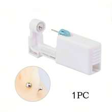 Disposable Ear Piercing Gun Piercing Kit Tool Stud Sterile Portable Ear Nose Piercing Kit For Salon Home Piercing Men And Women - Multicolor - View 12