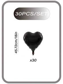 10/30PCS Heart-Shaped Balloons - Self Sealing Aluminum Film, Suitable For General Holiday Decoration In Spring, Summer, Autumn, General Celebrations, Valentine's Day, Anniversaries, Princess Themes, Romantic Weddings, And Mother's Day Parties Gifts Birthday Graduation Birthday Decorations Party Decorations Bachelorette Decor Graduation Decorations