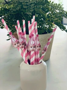 12 unidades de pajitas personalizadas con caras de estilo fiesta, pajitas con caras personalizadas para despedida de soltera, decoraciones de pajitas con caras personalizables para fiestas de cumpleaños, decoración y regalos para fiestas de cumpleaños de novias, multifuncionales, ornamentales, reutilizables, exquisitas, elegantes, de alta calidad, coloridas, modernas, personalizadas, regalos ideales para ella, salón de té, hogar, jardín, oficina, para aniversarios, para el Día de San Valentín, para el Día de la Madre, para cumpleaños, para el Día del Padre, para graduaciones, para bodas, para inauguraciones de casa, ambiente cálido, renovación otoñal del hogar, armonía del hogar, decoración de oficina - Multicolor - Ver 5