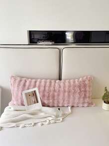1 件泡泡毛绒长枕套（无填充物），可机洗，粉色 - 粉色 - 查看 6
