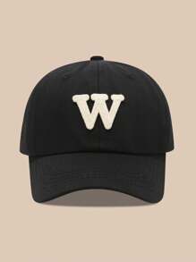 1pc Women/Men 26 Letters Baseball Cap Sun Hat, Suitable For Outdoor Daily Wear & Sunscreen