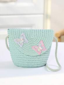 1pc Kids Cute Flap Cover Adjustable Shoulder Strap Crossbody Bag, Suitable For Snacks & Coins, Daily Use - Clamshell Bag - View 18