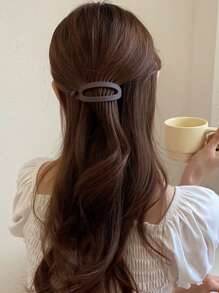 Elegant Ponytail Claw Clip, Simple & Stylish Hair Accessories For Women, Banana Hair Clips,Flat Hair Clips For Women Girls Hair Accessories For Thick Thin Curly Hair Small Hair Clips For Ponytail,Suitable For Fall Decor, Indoor, Outdoor, Dating, Daily Life, Gift Giving,Work And Shower Home Bathroom Decor Back To School Hair Accessories - Multicolor - View 4