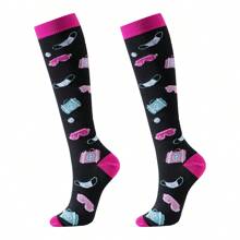 1/6 双女士时尚及膝护士袜 - 彩色 - 查看 2