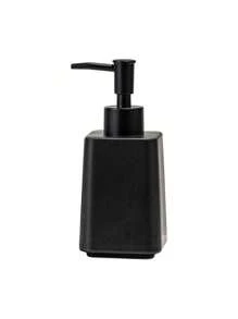 1 frasco de cerâmica para sabonete líquido, frasco com bomba para sabonete líquido de banho vazio, dispensador de loção branco/preto, detergente para louça, spray desinfetante para as mãos, sabonete líquido para o corpo