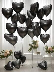 10/30PCS Heart-Shaped Balloons - Self Sealing Aluminum Film, Suitable For General Holiday Decoration In Spring, Summer, Autumn, General Celebrations, Valentine's Day, Anniversaries, Princess Themes, Romantic Weddings, And Mother's Day Parties Gifts Birthday Graduation Birthday Decorations Party Decorations Bachelorette Decor Graduation Decorations
