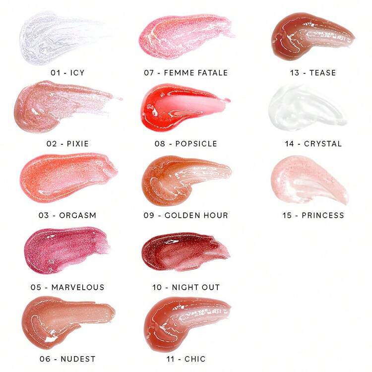Thirsty Pout Hi-Shine Lip Gloss ITALIA DELUXE Italia Deluxe Lip Gloss With Color Italia Deluxe - "13逗"音 - 查看 2