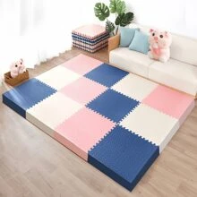 Family Living Floor Foam Mat, Ideal Gift, Colorful Seamless Splicing For Multiple Uses, Create And Build A Safe Game Area Interlocking Puzzle, Can Build A Variety Of Shapes, Indoor And Outdoor Puzzle Game Mat, And Floor, Waterproof And Stain-Resistant, Suitable For Home Floor Decoration, Gym Floor, Outdoor Activities, Holiday PARTY Gatherings, Wedding Activities