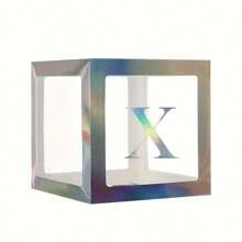 1 pièce Boîte à lettres transparente personnalisée pour anniversaire, mariage, boîte à ballons avec nom, décorations pour 1er anniversaire, miel/chérie/chéri, décorations de Noël, grande boîte transparente, décorations pour fête, décoration de maison, décoration de cheminée, boîte de douche (les matériaux en papier sont sujets à la casse)