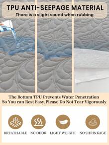 1 pieza Sábana ajustable, Ropa de cama, Protector de colchón, Cubrecama, Sábana, Textil para el hogar acogedor, Protector de colchón transpirable y antipelusas, Cubrecama con estampado ultrasónico, Decoración del hogar, Cubrecama decorativa para dormitorio, universitario, se ajusta a todos los tamaños de cama - Individual, Doble, Queen, King, Apto para todas las estaciones, Lavable a máquina, Edredón a prueba de polvo, Funda de almohada no incluida, Decoración de otoño, Decoración de habitación, Vuelta al colegio, Útiles escolares