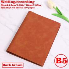 1/2/3 Libros, Cuaderno con tapa blanda desmontable, 60 hojas 120 páginas, estilo minimalista; Material suave, encuadernación espiral para reemplazo fácil, papel amigable con los ojos para escritura a doble cara, adecuado para oficina/escuela/vida diaria/cuaderno/bloc de dibujo, disponible en dos tipos de páginas, rayadas y en blanco.