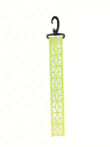 High Visibility Reflective Keychain, Backpack Pendant - Orange, Green, And Black/White Double-Sided Safety Strips - Durable Nylon Ribbon With Mountain Buckle Clip, Perfect For Nighttime Walking, Running, Cycling, Camping, Pets, Unisex, Can Be Given To Family, Friends, Relatives, Colleagues