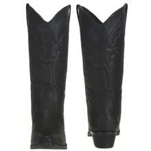 Womens Western Cowgirl Black Cowboy Boots Mid Calf Snip Toe Fashion Shoes - Multicolor - View 2